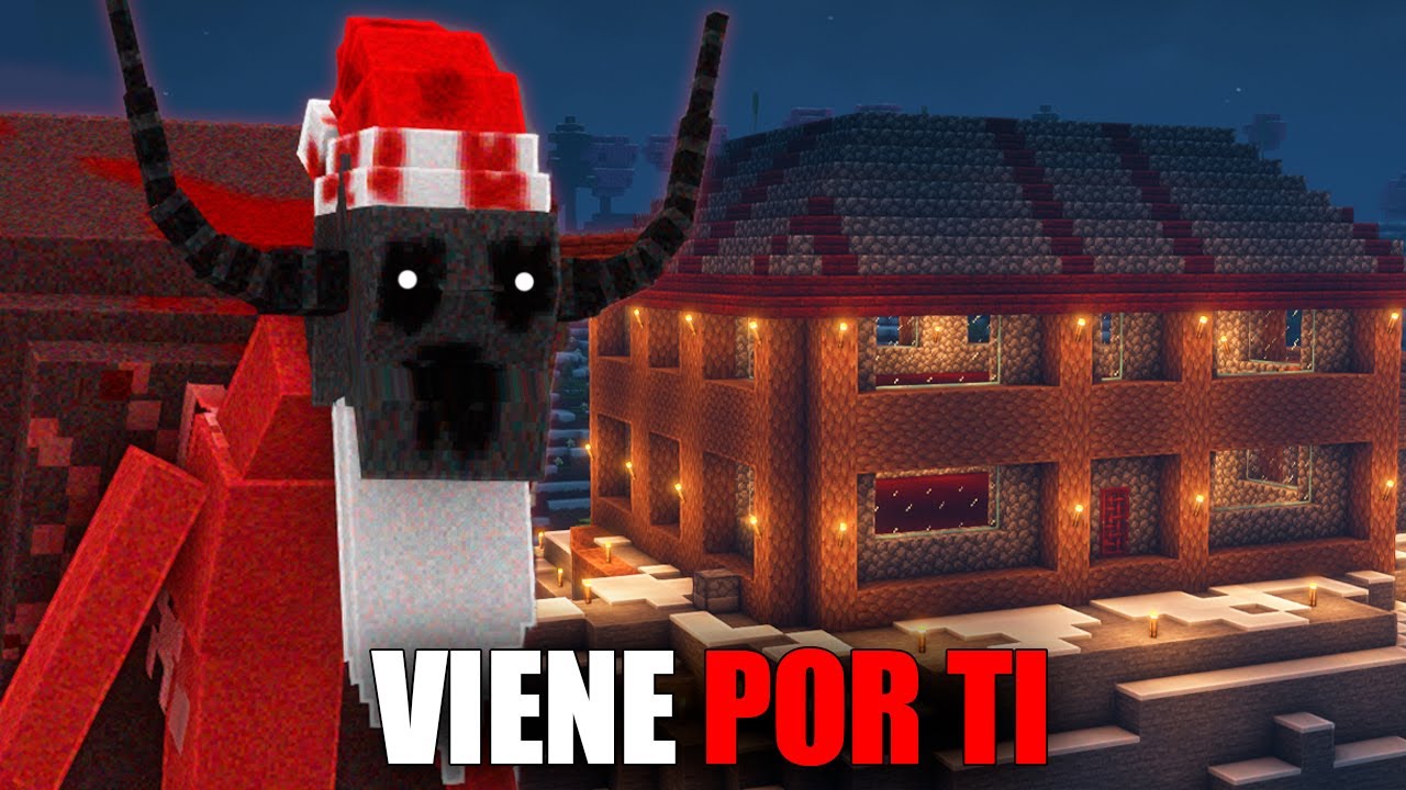 SOBREVIVO AL FENOMENO MAS ATERRADOR DE MINECRAFT HARDCORE ... KRAMPUS