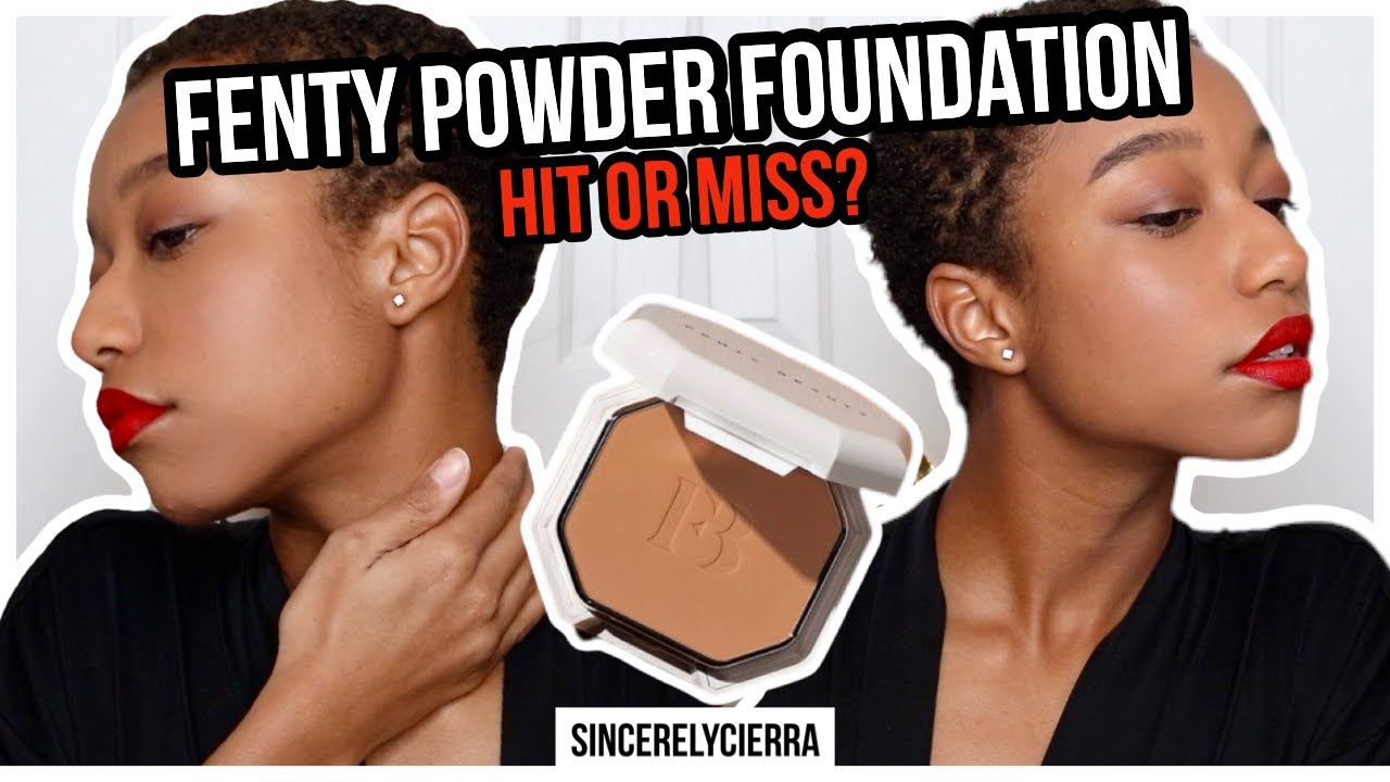 FENTY BEAUTY SOFT MATTE POWDER FOUNDATION REVIEW | SincerelyCierra