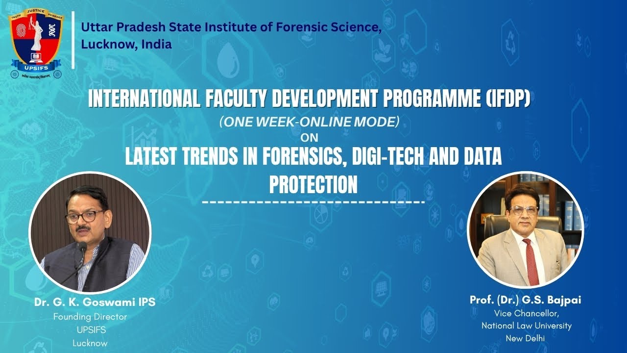 Inauguration of International FDP | Trends in Forensics, Digi-Tech & Data Protection