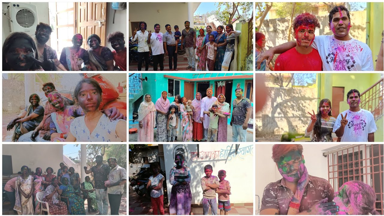 ये साल हमन होली तिहार कैइसे मनाए हन ? #rajrenu bm am volg #happy holi