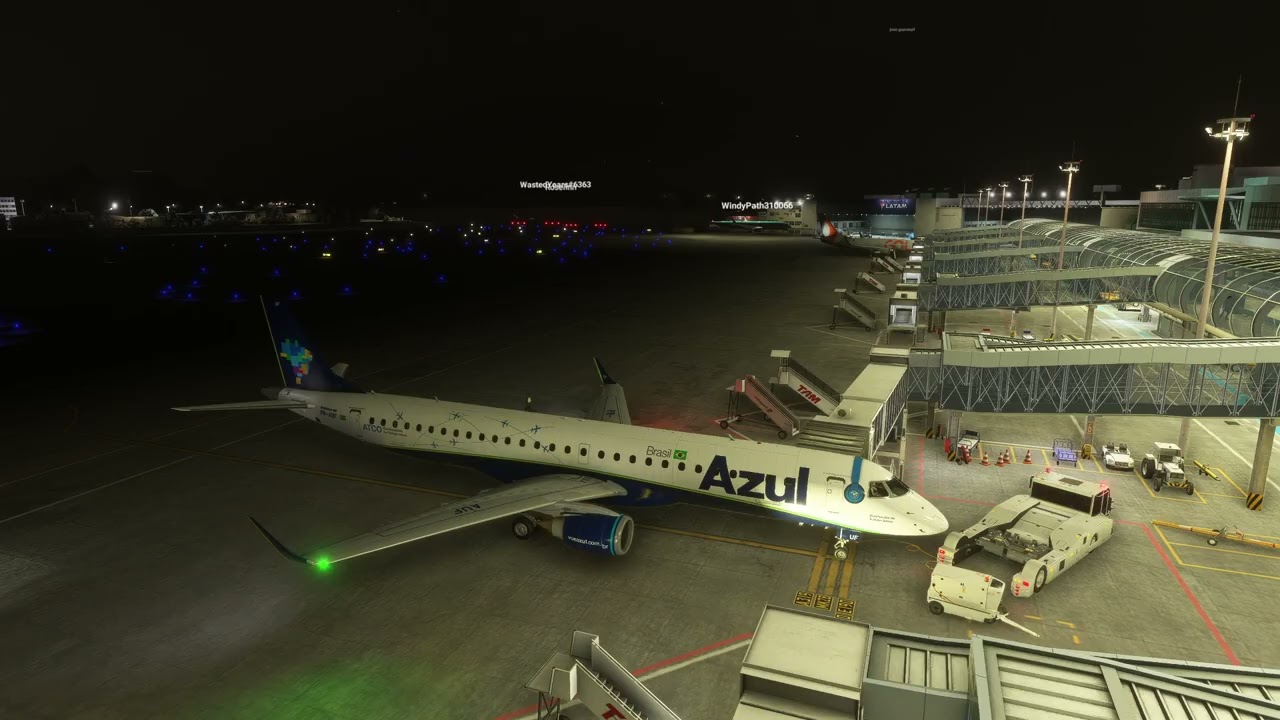 SBRJ ( RIO DE JANEIRO ) - FLORIANOPOLIS ( SBFL ) ✈️ EMBRAER E195 FSS ⏱️ 1H 11M 👨🏽‍��
