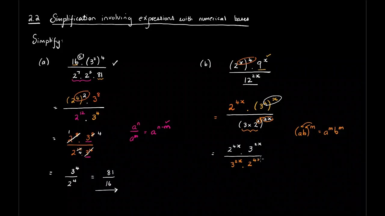 2.2 - Simplification (Numerical Bases)