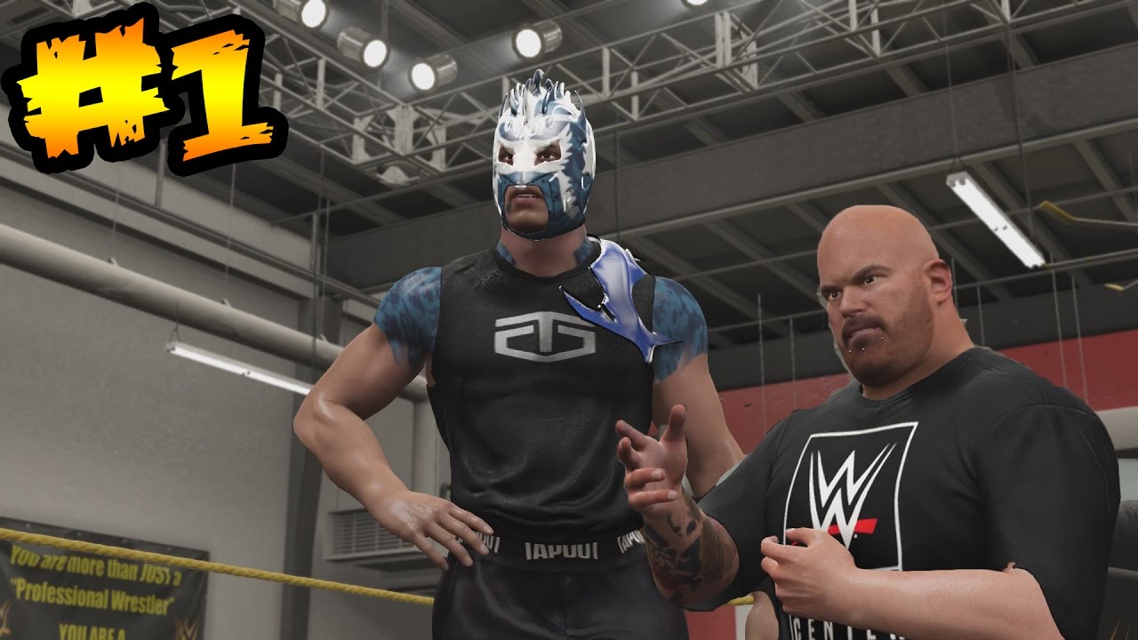 W2K17 - Mi CARRERA - NACHO LIBRE EL DRAGON, BIENVENIDO A SUPLEX CITY DE SAMOA JOE