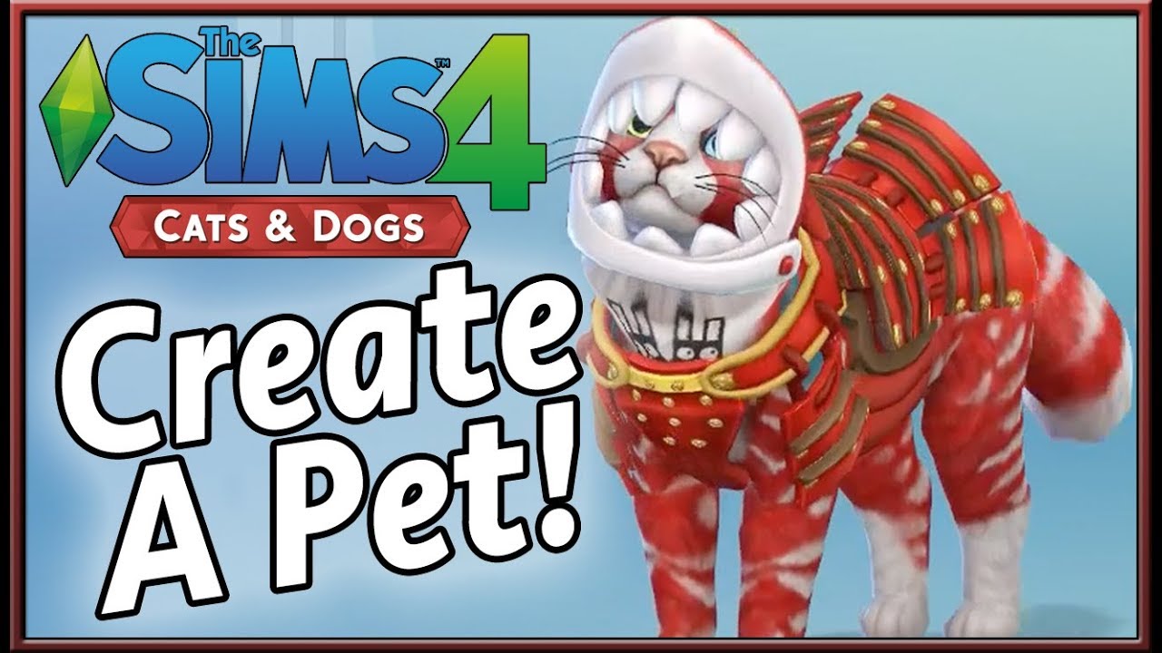 SAMURAI SHARK CAT!! | The Sims 4: Cats & Dogs (Create A Pet/Create A Sim)