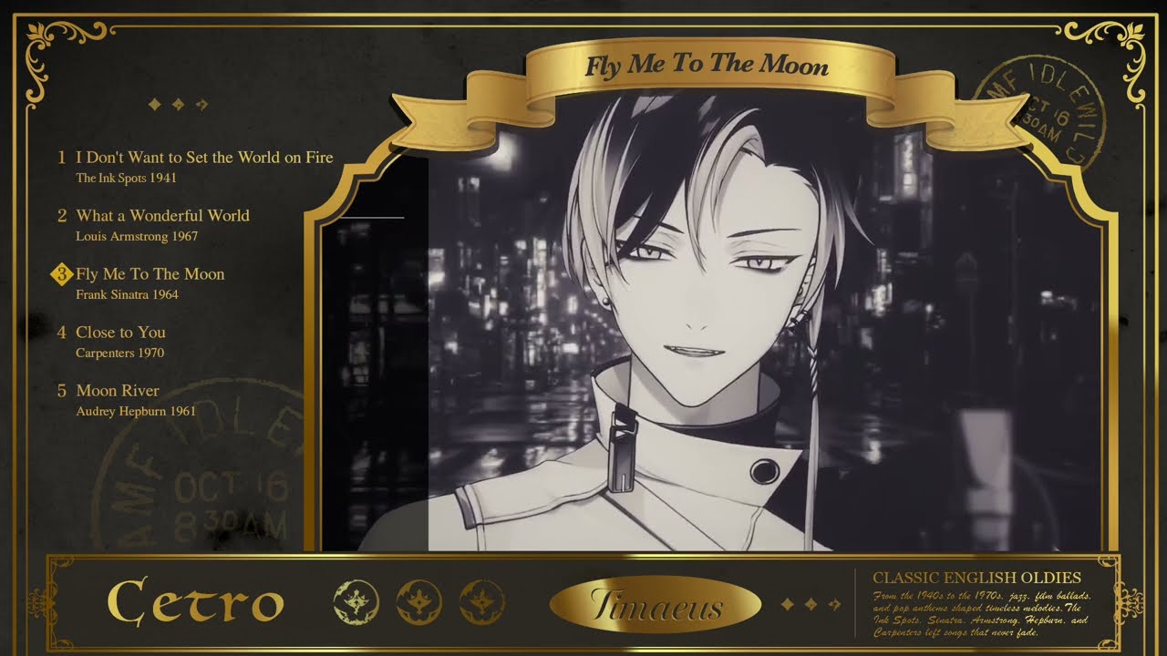 【歌回剪輯】Golden Oldies 英文經典老歌【賽特珞Cetro 】 #timaeus #cetroclip #賽特珞 #vtuber #台v