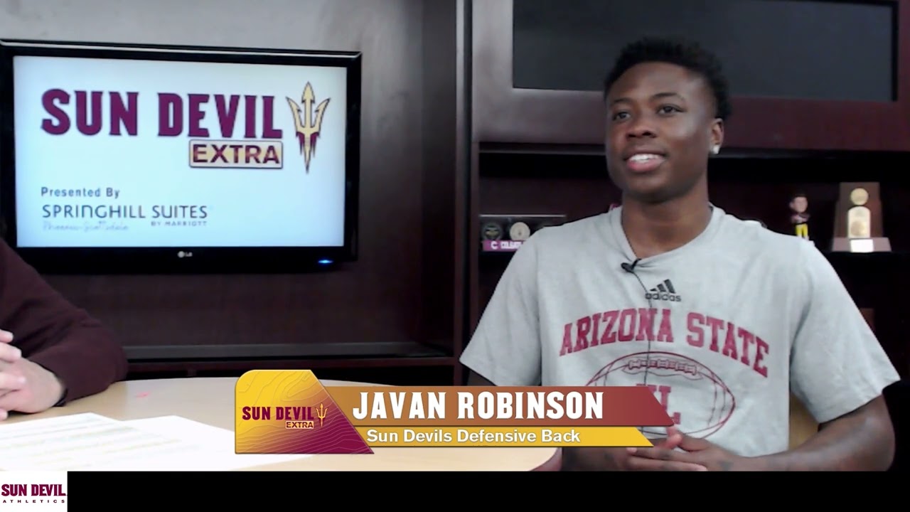 Sun Devil Football Defensive Back Javan Robinson on Sun Devil Extra (02/07/24)