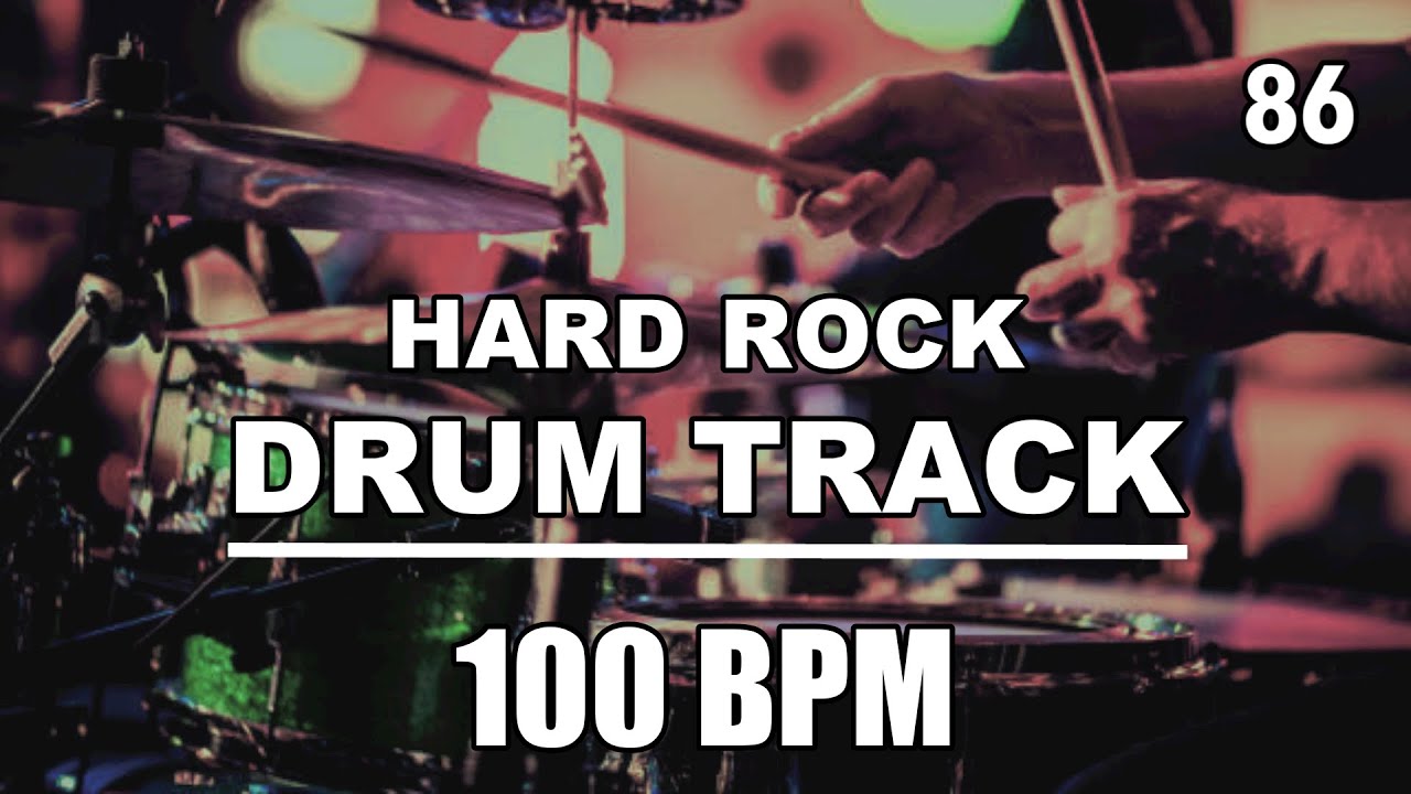 Hard Rock I Drum Track I 100 BPM I Full Arrangement