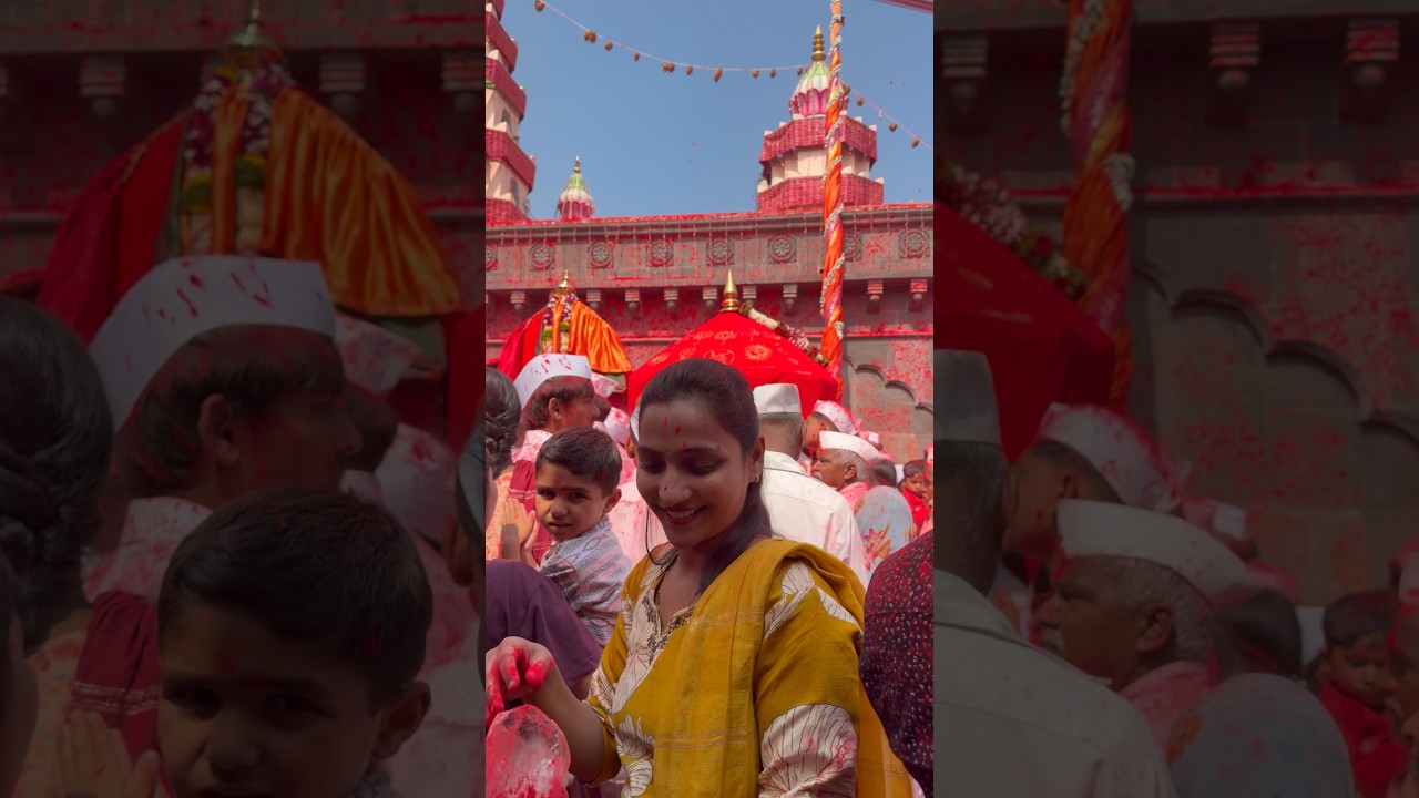 तुम्ही गेलाय का कधी या यात्रेला ⁉️ #vrushalikadam #veermhaskobayatra #minivlog #marathivlogger
