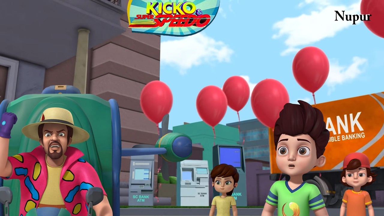 Phugge Wala ने किया Suncity Bank पर हमला | Kicko And Super Speedo | Kids Cartoon | Moral Stories