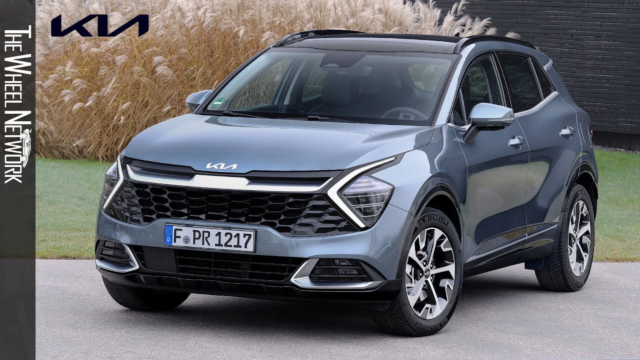 2022 Kia Sportage HEV | Yuka Steel Grey | Driving, Interior, Exterior (SWB EU Spec)