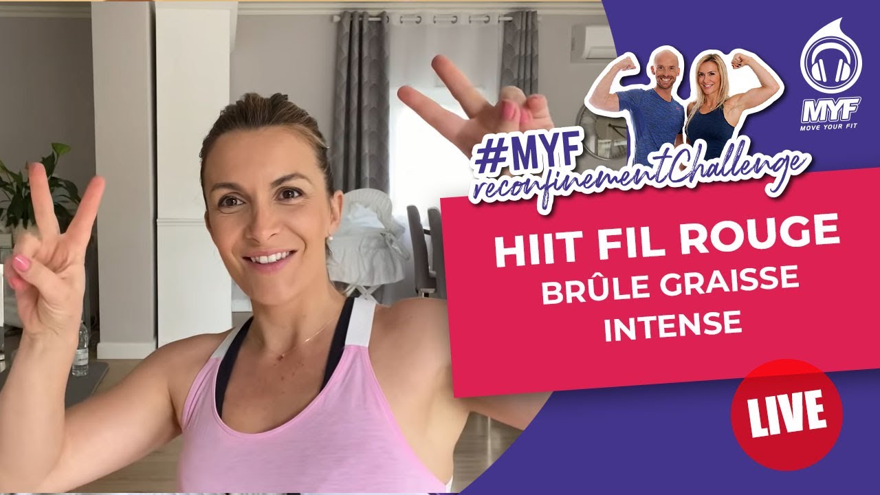 HIIT FIL ROUGE - BRÛLE GRAISSES - Jessica Mellet