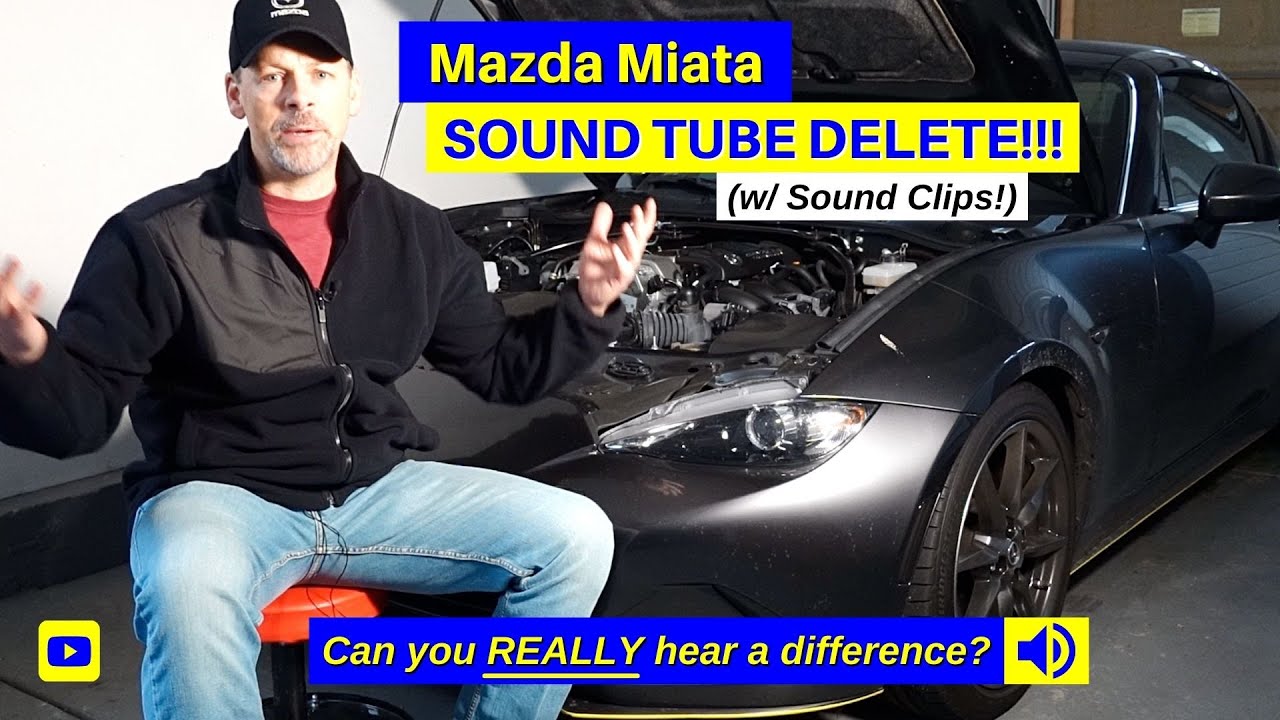 SOUND TUBE DELETE (w/ Sound Clips) // ND (2016+) Mazda MX-5 Miata