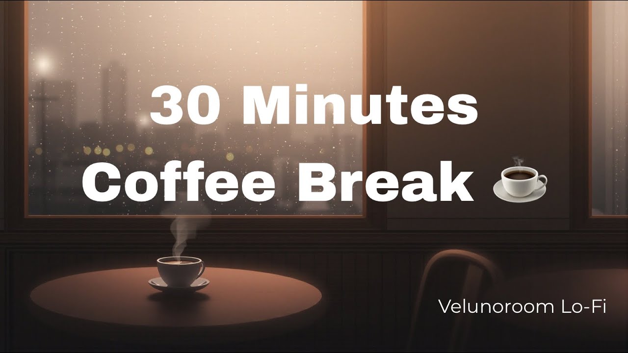 Take a quiet coffee break in a cozy café ☕️
