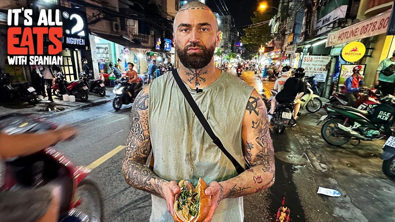 Street Food in VIETNAM'S MOST DANGEROUS AREA 🇻🇳 District 4! - It's All Eats