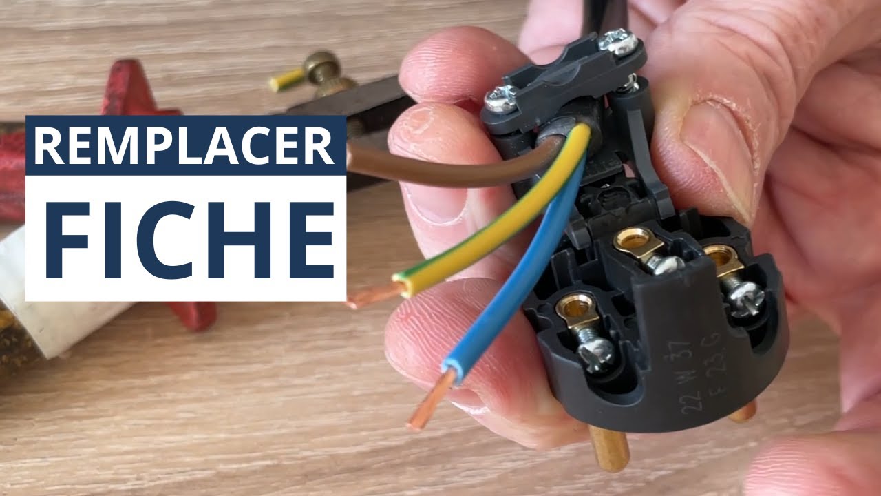 REMPLACER UNE FICHE SUR UN APPAREIL