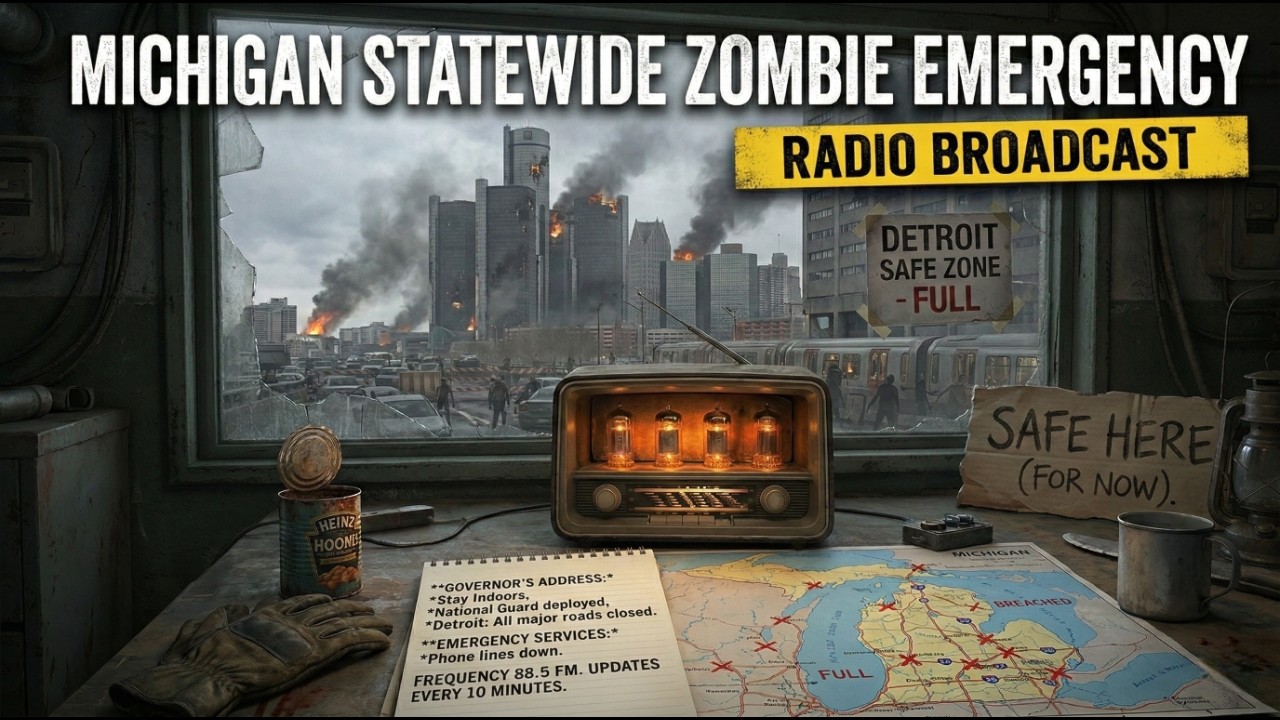 You’re Listening to the Radio During the Michigan Statewide Zombie Emergency