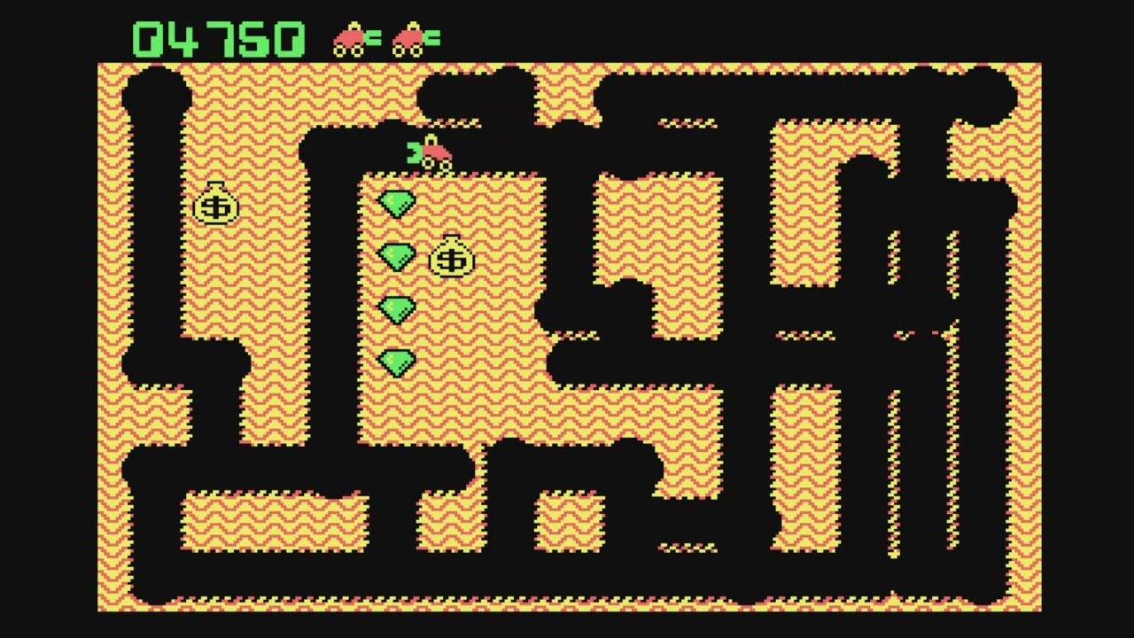 DIGGER (DOS 1983): Classic Games!
