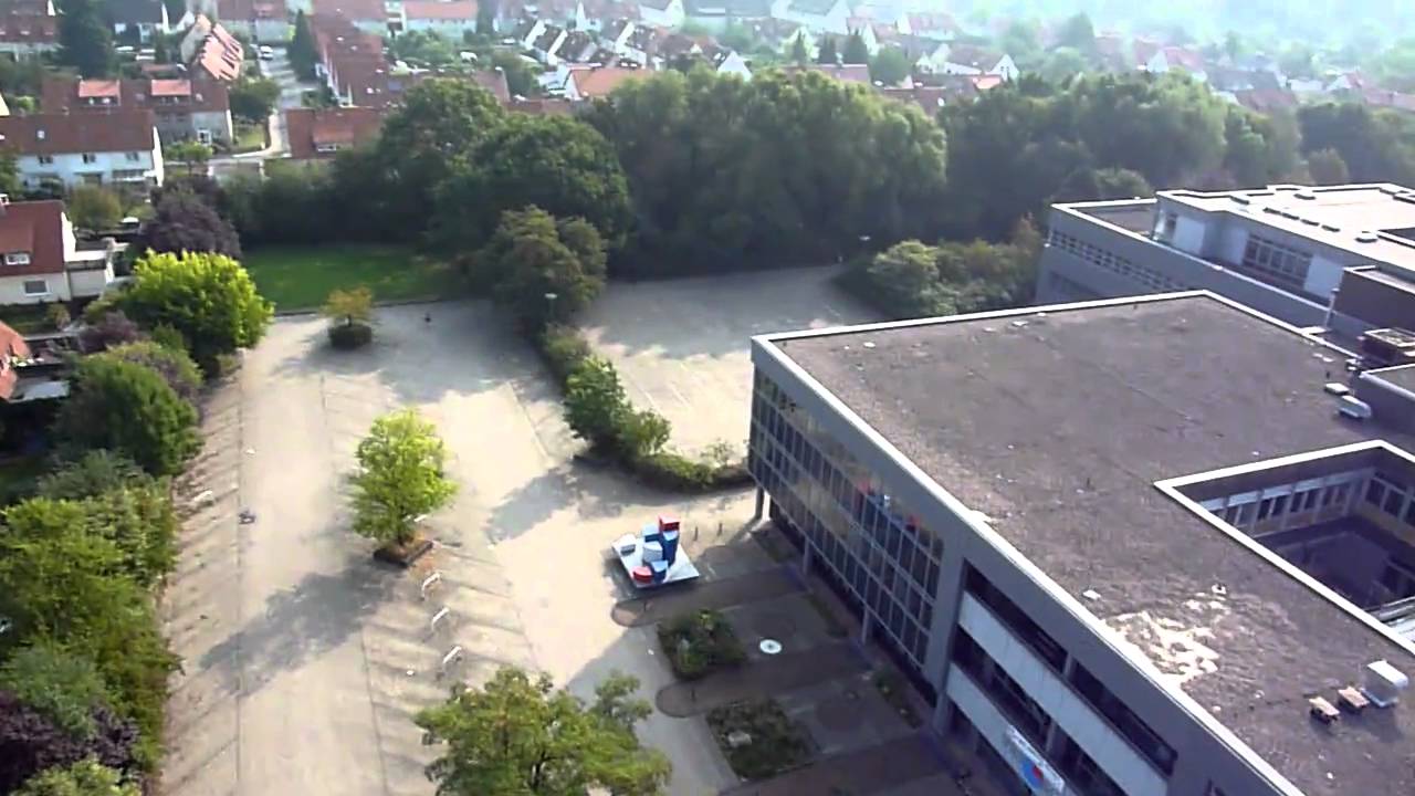 Luftaufnahmen der Stadthäger Schulen in der Südstadt