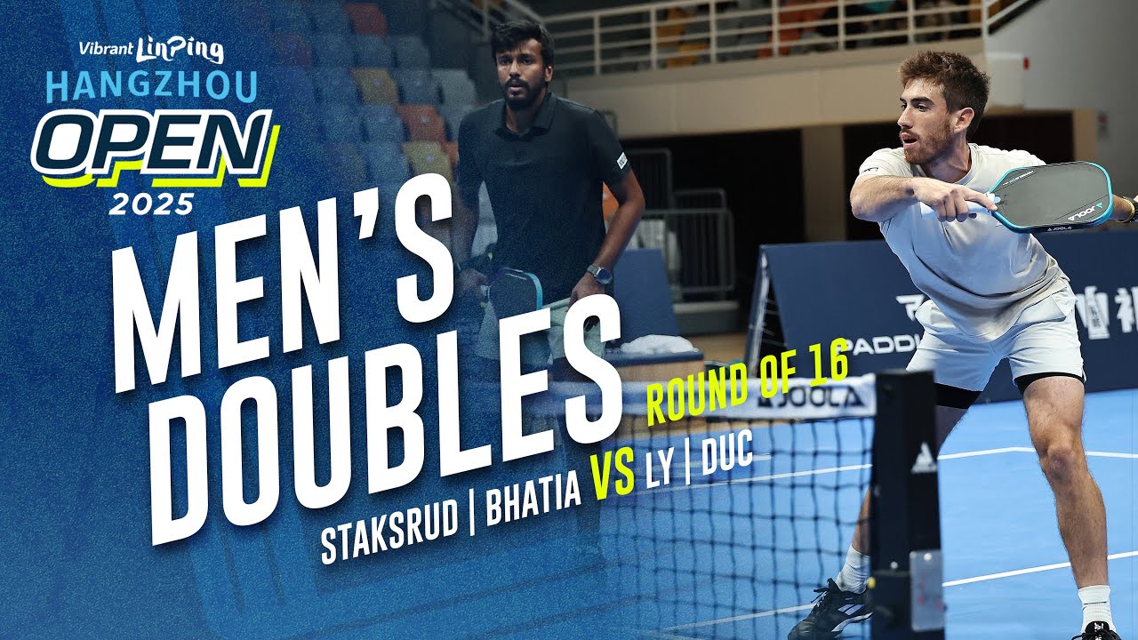 Staksrud/Bhatia vs Ly/Duc - Men's Doubles R16 | Vibrant Linping Hangzhou Open 2025