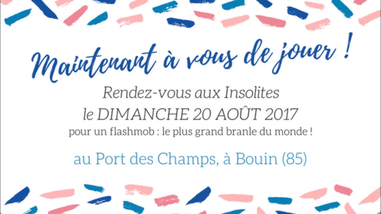 FLASHMOB Branle de Noirmoutier - LES INSOLITES - Bouin (85)