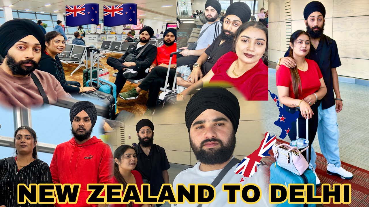 New Zealand 🇳🇿 to india 🇮🇳 | #singapore #brothermarrige #surprise #emotionalmoments #punjabi