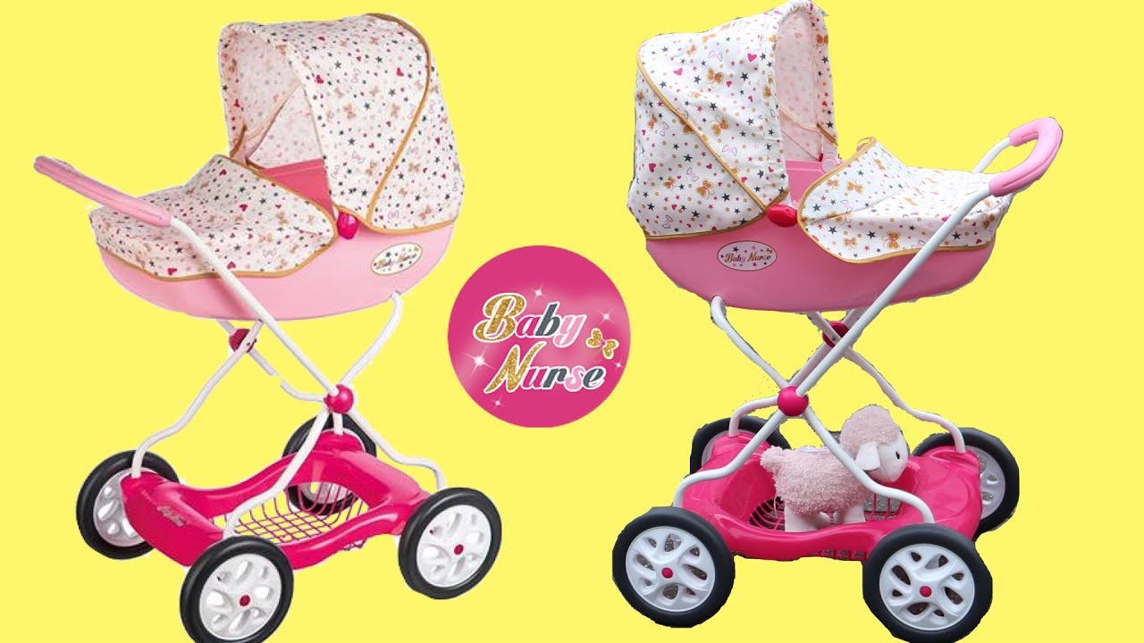 Smoby Baby Nurse Doll Pram 🍼 Unboxing & Assembly | Baby Born & Baby Annabell Pram Walk & Bedtime