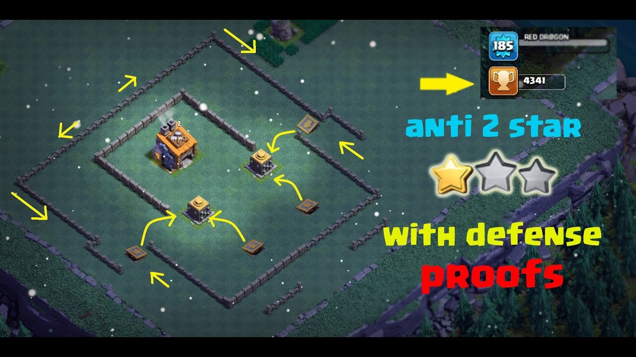 BH8 Anti 2 Star Base 2019 With Proof | NEW Builder Hall 8 Base with Replays | Anti Giant/Air Troops