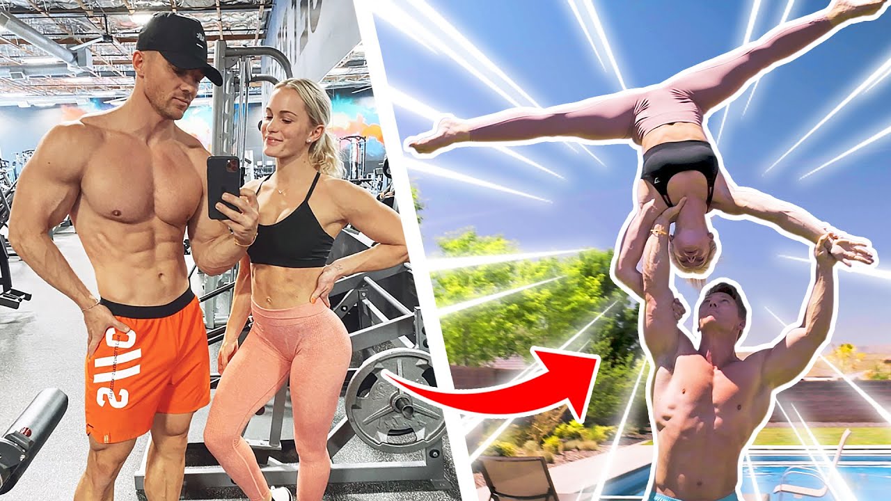 BODYBUILDER TRIES ACROBATICS | ft. Steve Cook & Morgan Moroney