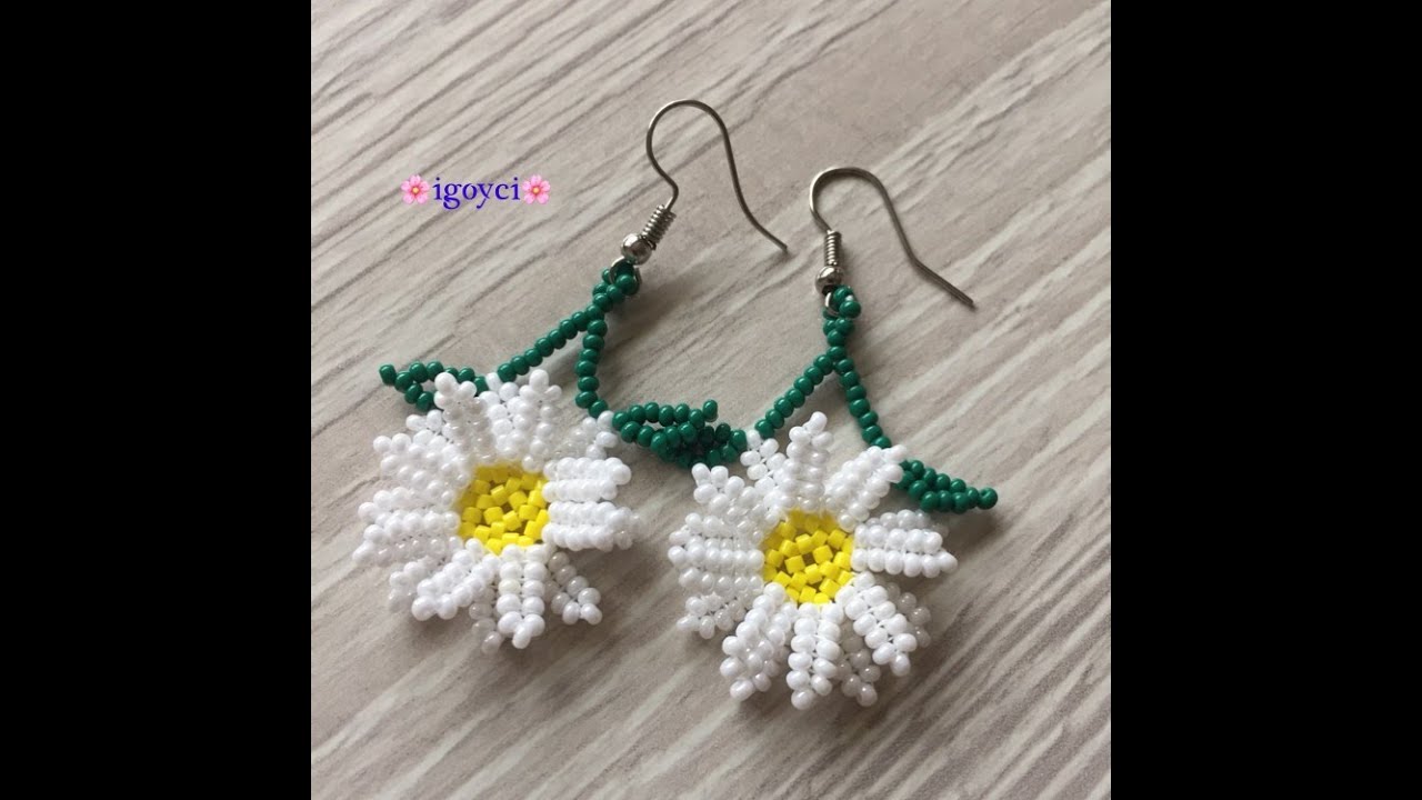 Papatya Küpe Yapımı (Daisy Earring Making)