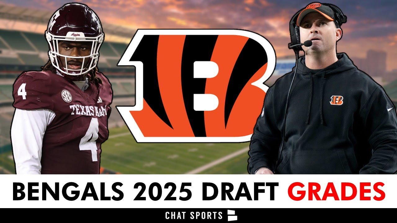 Bengals Draft Grades: All 7 Rounds From 2025 NFL Draft Ft. Shemar Stewart & Tahj Brooks