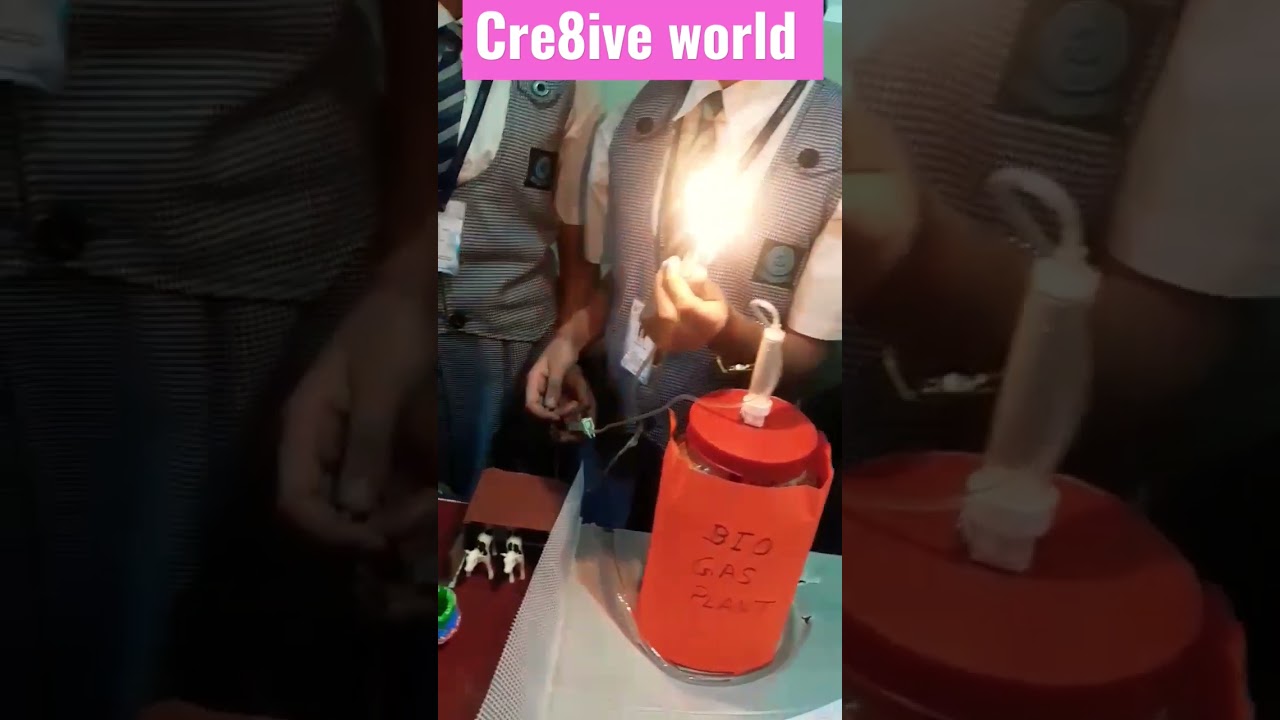 Bio Gas Plant#shorts #viral #biogasplant #project #school #schoolproject