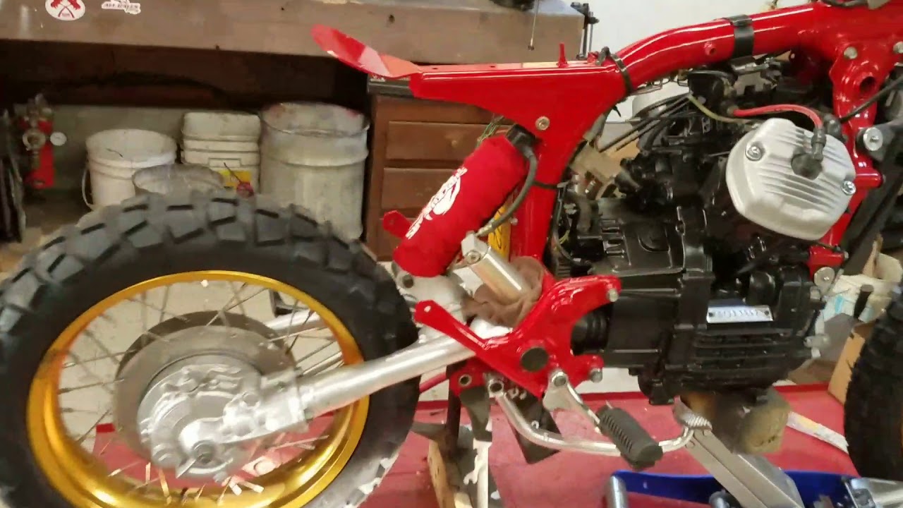CX500 Cafe is done. USD forks spoke conversion