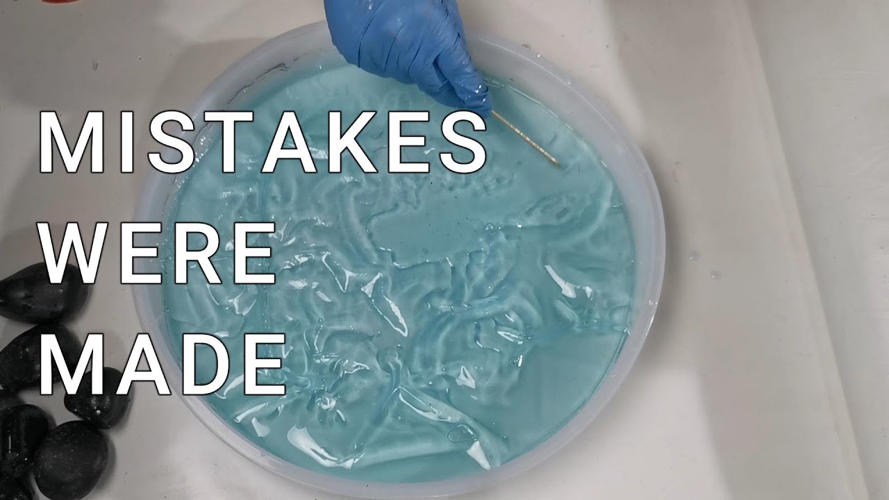Rippled Water Effect in Resin:  Learn from my MISTAKES making Epoxy Resin Surface Waves