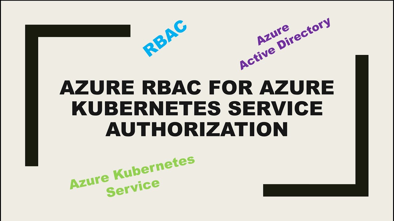 Azure RBAC для авторизации AKS