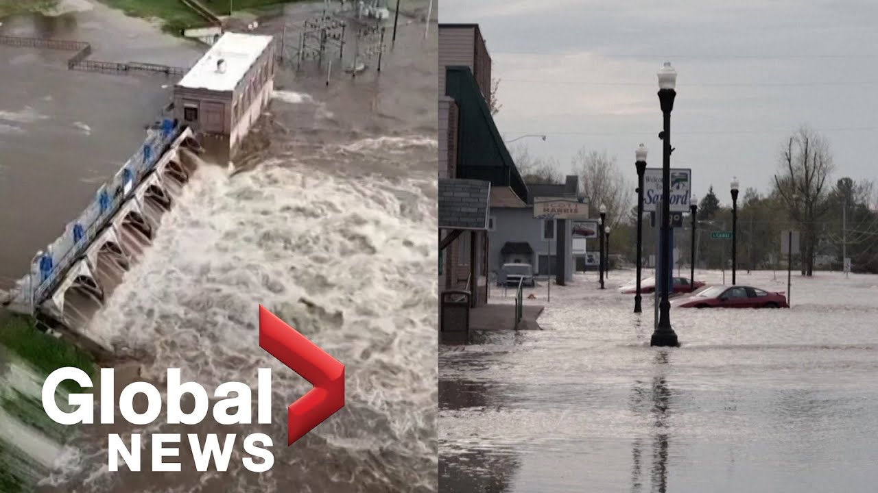 Michigan dams break, flooding towns and forcing thousands to evacuate
