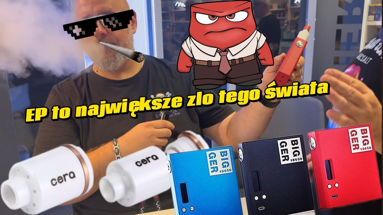 Vape CigeBig Ger 18650 + CERA RDA - film Vape.pl z Papa BUCH czyli E-Papsy.pl pierwsze wykopalisko.