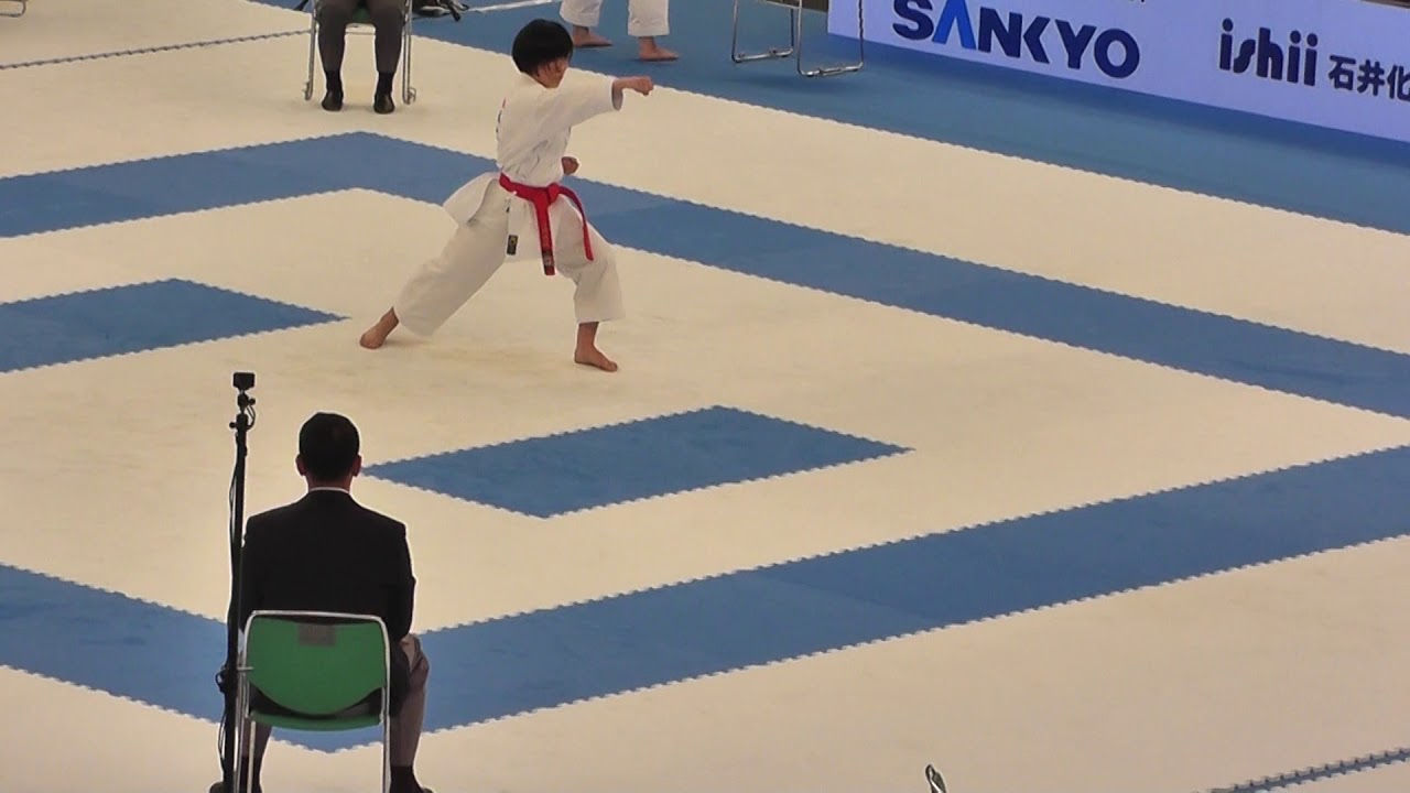 karate kata enpi,saori ishibashi, 2017 all japan,　燕飛