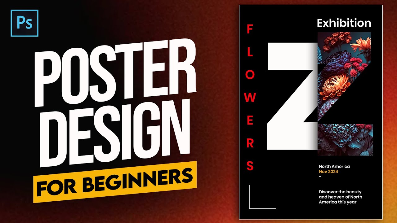 Fast and Easy Poster Design in Photoshop for Beginners!