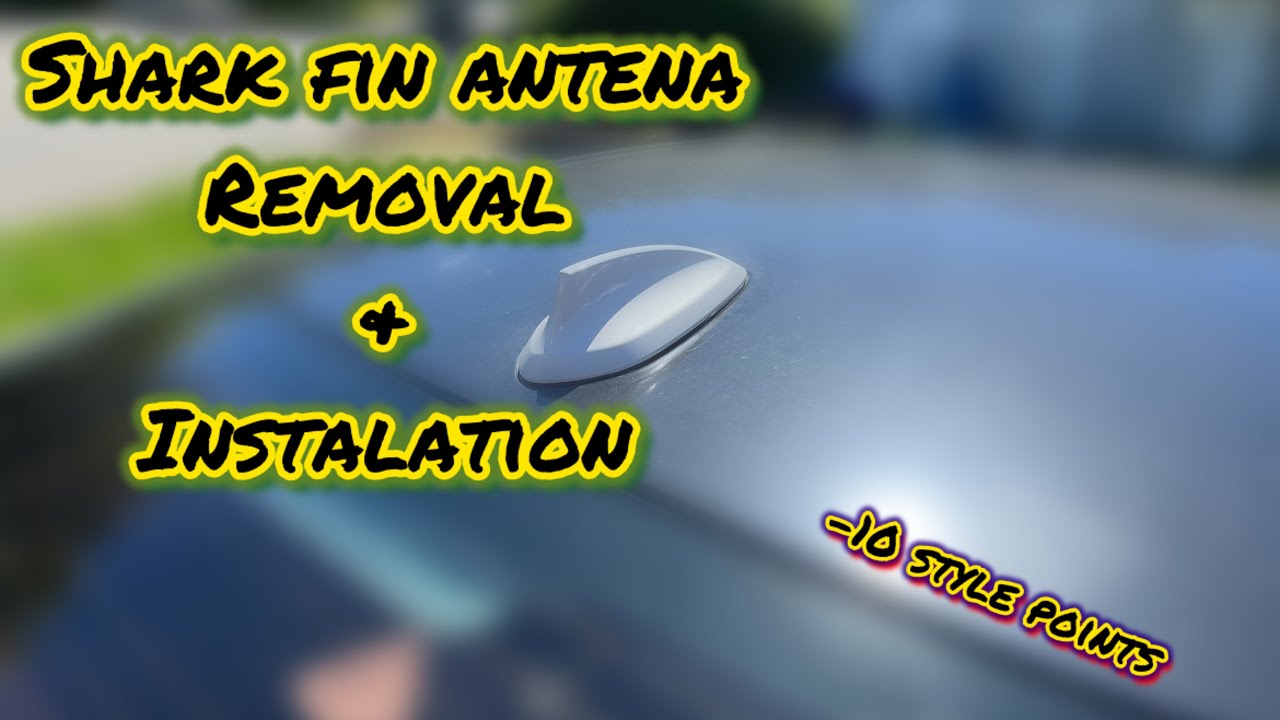 BMW SHARK FIN ANTENA REMOVAL & INSTALLATION