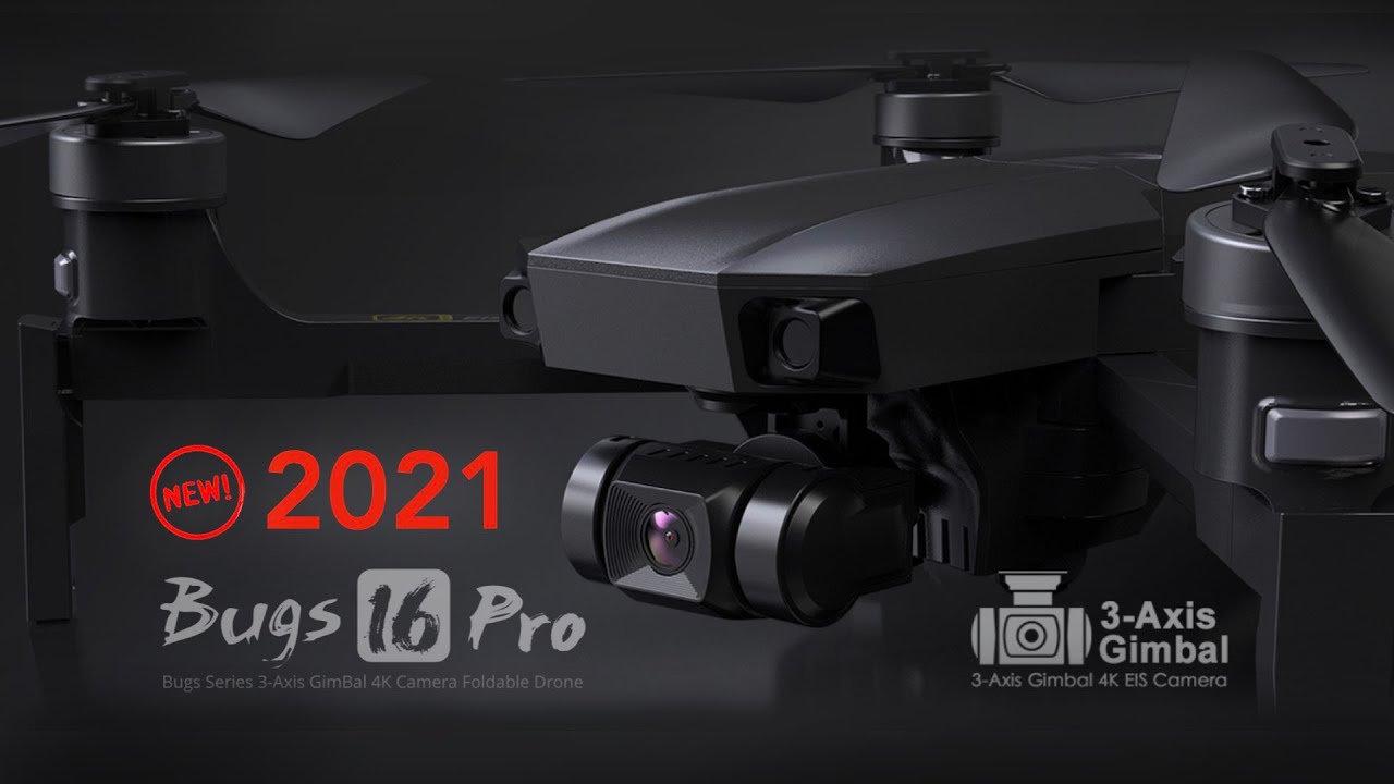 New MJX B16 PRO Drone / Bugs 16 Pro 4K Camera with 3-Axis Gimbal & EIS