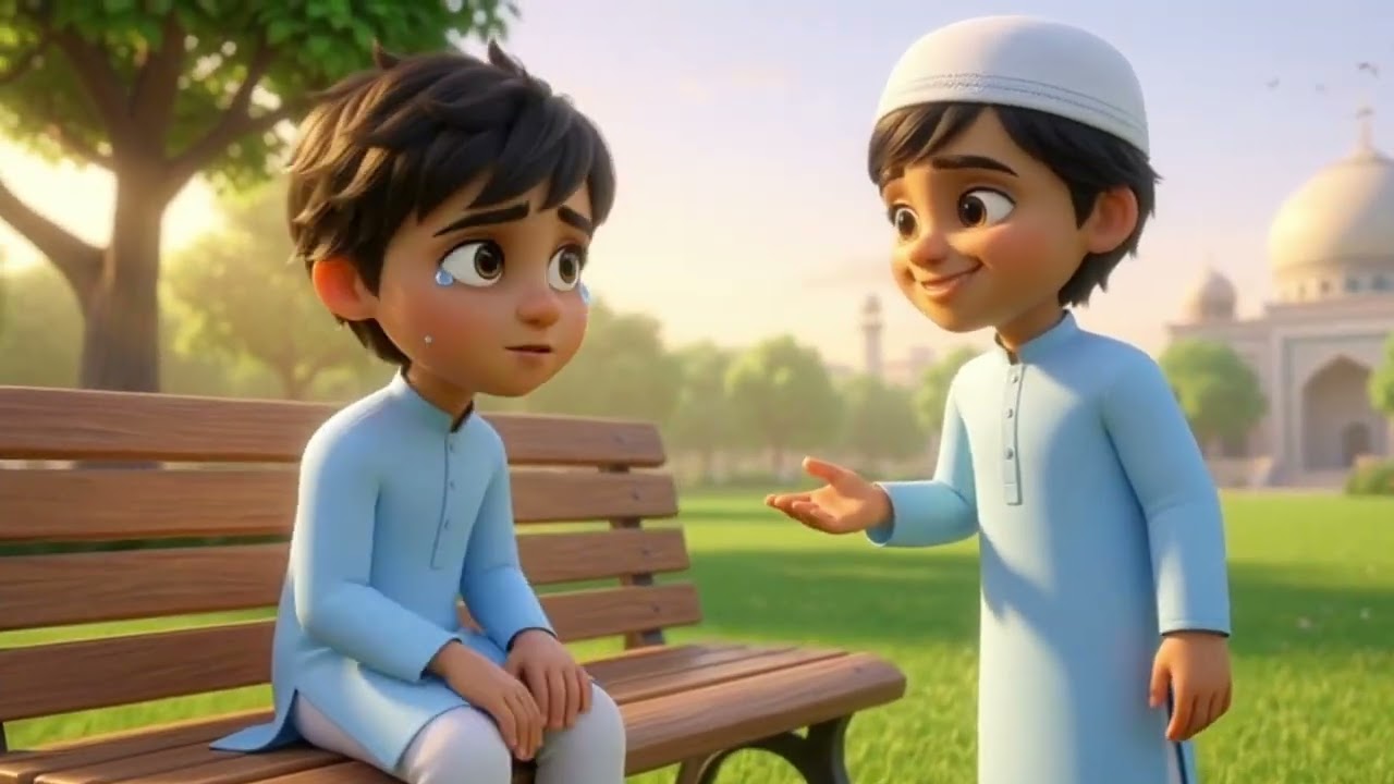 Roza Aur Sabr Ki Kahani | Ahmad Aur Hamza Ki Islamic Story #shorts #trending #viral #cartoon 