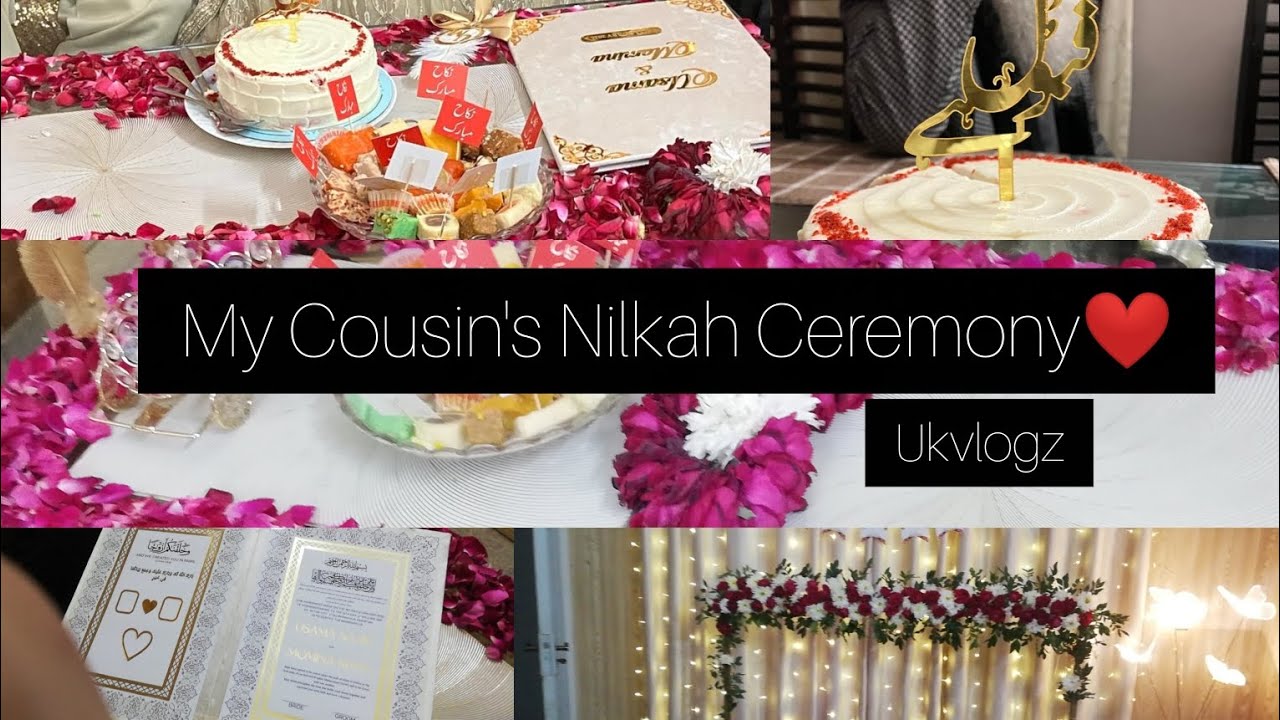 My Cousin's Nilkah Ceremony ❤️| Ma sha Allah 😇 | Ukvlogz