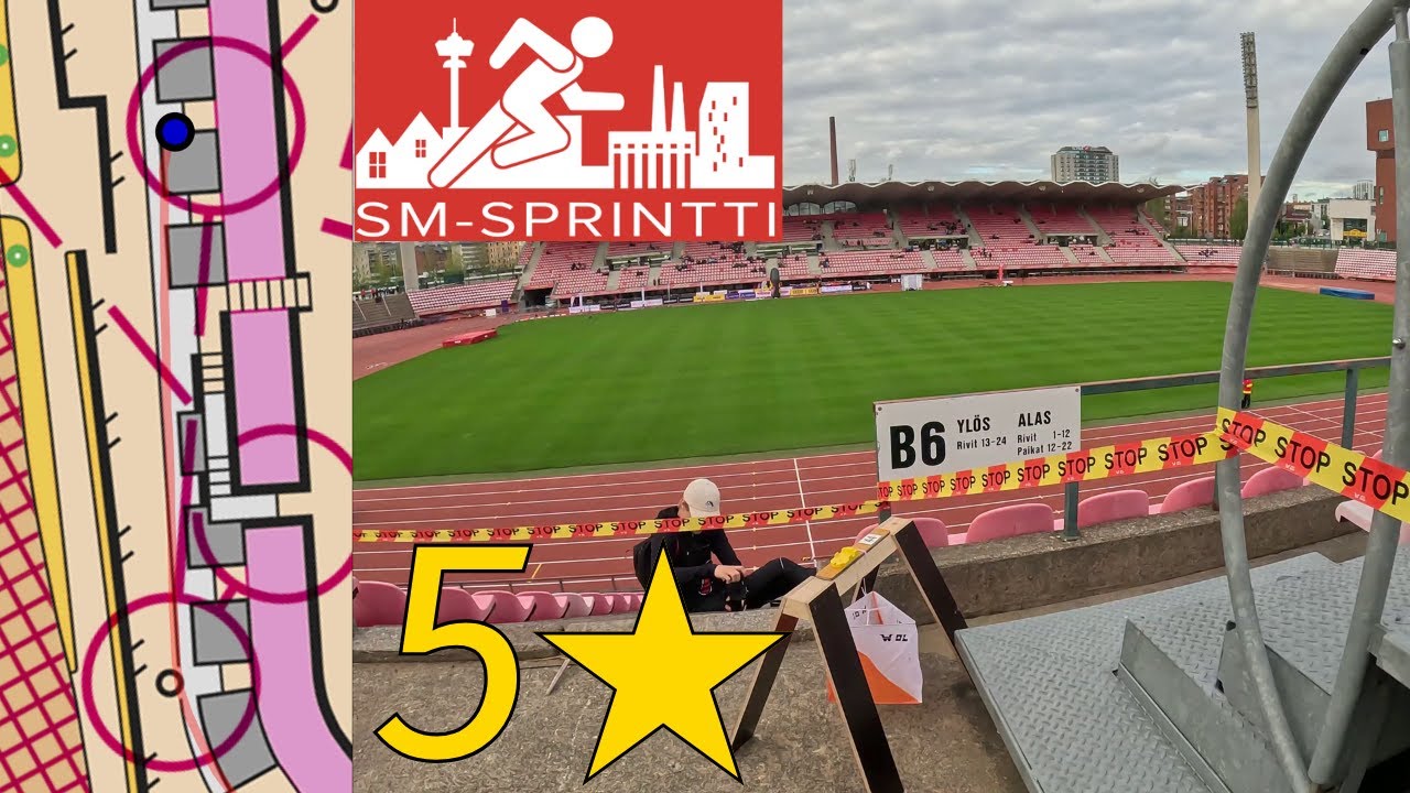 SM-sprintti M21 A-Finaali | 📹Suunnistus