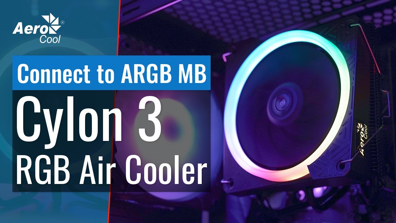 Воздушное охлаждение AeroCool Cylon 3 - Как подключить к вашей адресуемой RGB материнской плате