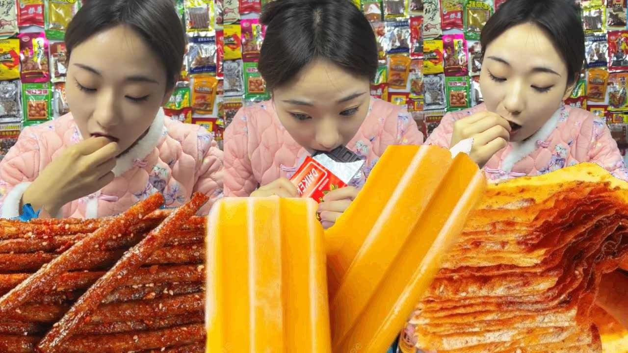 这些零食是80后们的最爱！小时候妈妈不让我吃的零食 #零食#小卖部#辣条