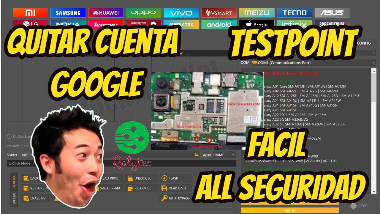 FRP Huawei Y8s / Y9 2019 Cualquier Seguridad || Bypass usando UnlockTools TestPoint Sin errores