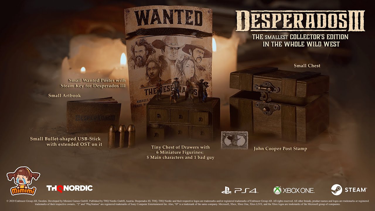 Desperados III - The Smallest Collector's Edition in the Whole Wild West