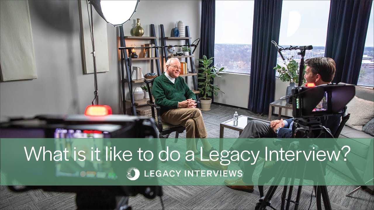 What is it like to do a Legacy Interview? Testimonials from guests