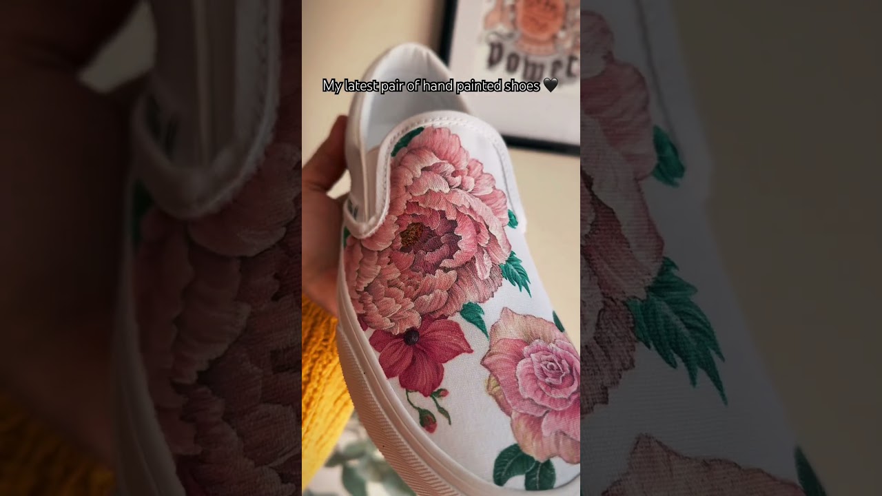 Loved painting these Vans slip-ons! #art #painting #shoes