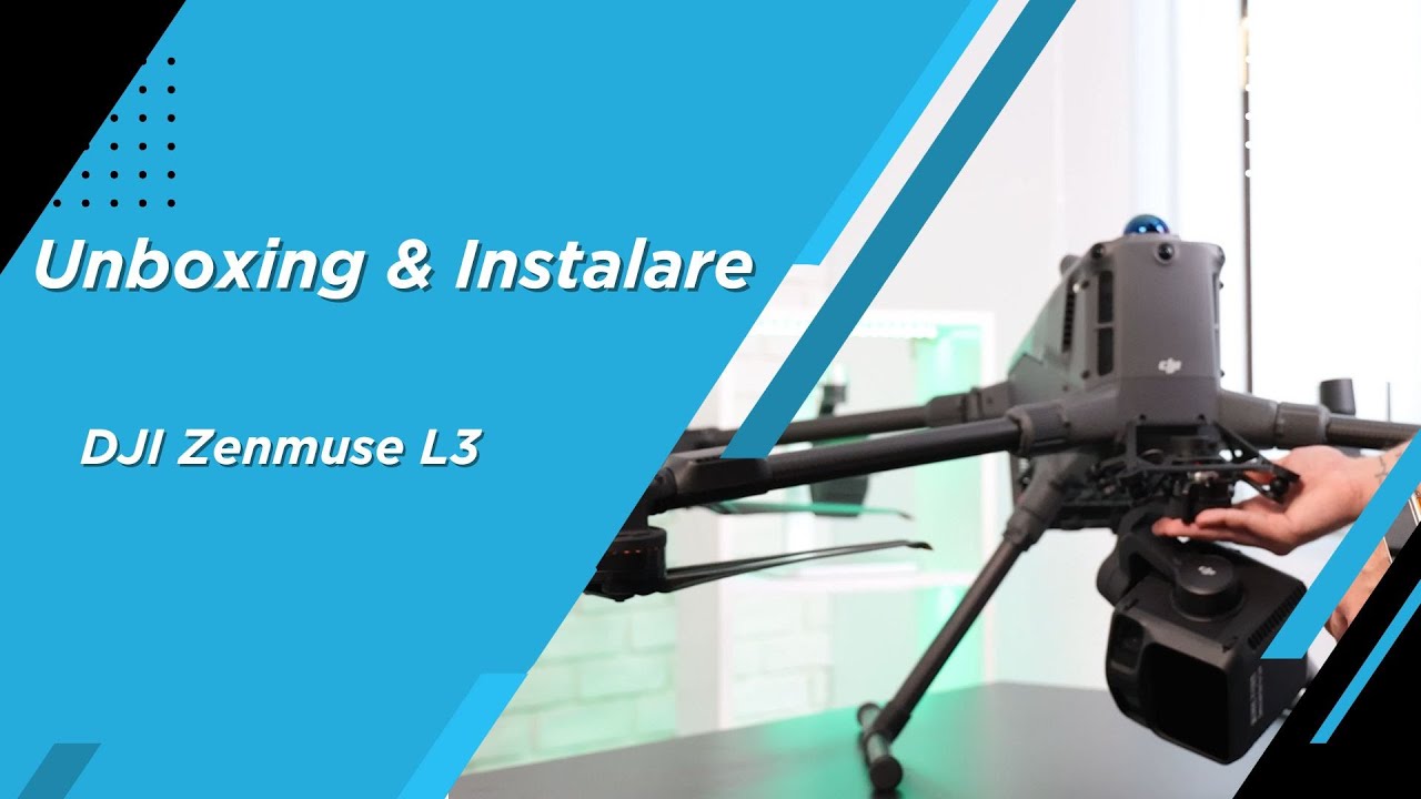 DJI Zenmuse L3 Unboxing & Instalare - SKYGRID.RO